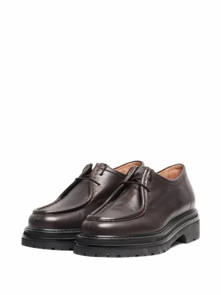 Pantofi derby Legres din piele maro