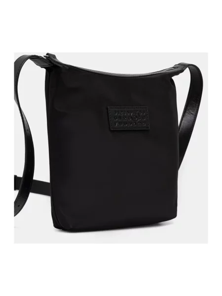 Torebka crossbody Mm6 Maison Margiela skórzana czarna