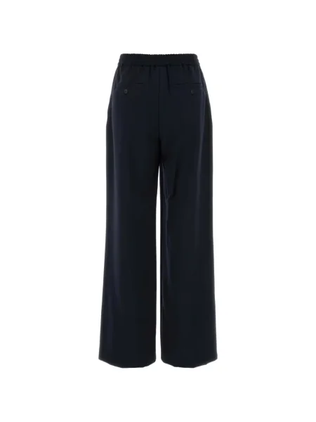 Pantaloni Weekend Max Mara de lână albastru