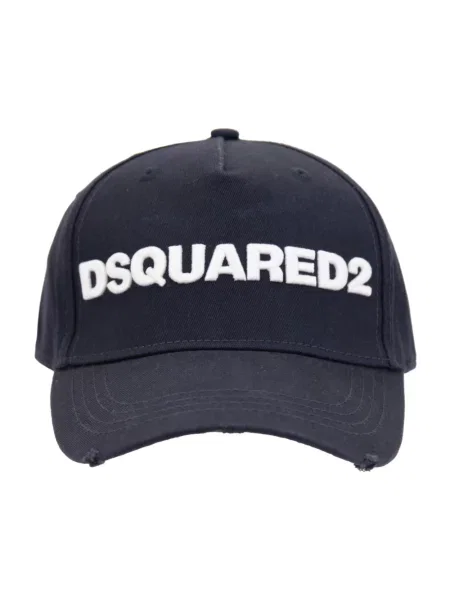 Czapka z daszkiem Dsquared2 niebieska