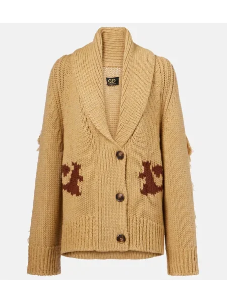 Cardigan Goldbergh de lână bej