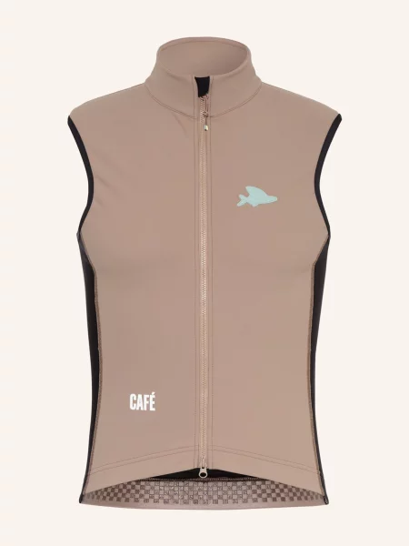 Café Du Cycliste Cyklistická Vesta Sibille černošedá