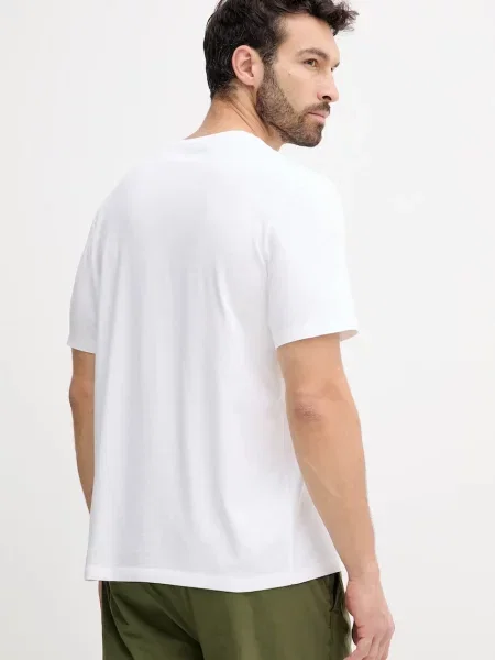 Tričko Calvin Klein Jeans s potiskem bílá