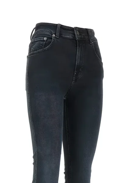 Blugi Haikure cu 5 buzunare negru