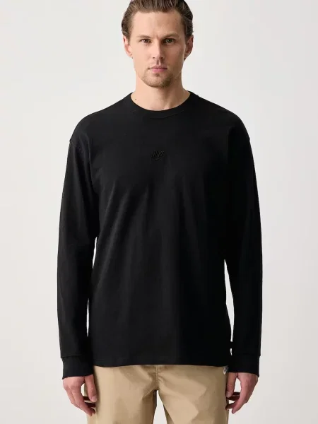 Nike Sportswear tričko s dlouhým rukávem Premium Essentials černé