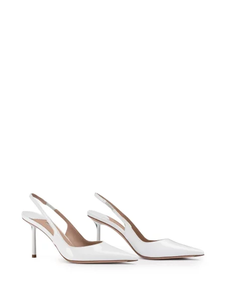 Pantofi cu toc Le Silla slingback alb