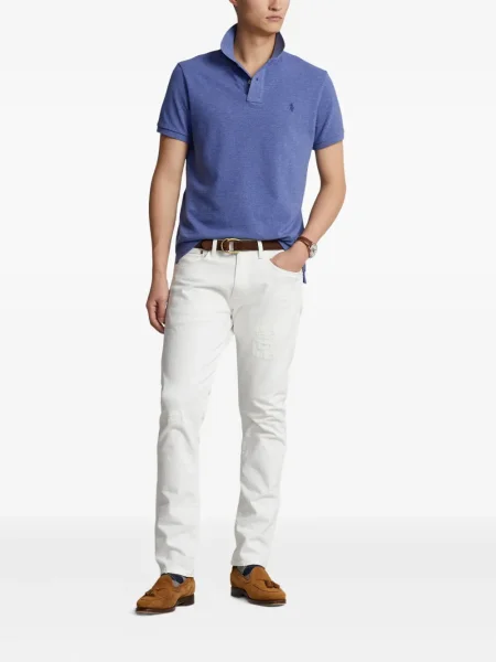 Ριγέ δερμάτινος κάλτσες Polo Ralph Lauren με κορδόνι μαύρο