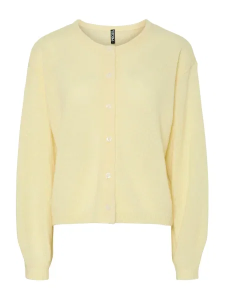 PIECES Pletena jopa PCIDA svetlo rumena