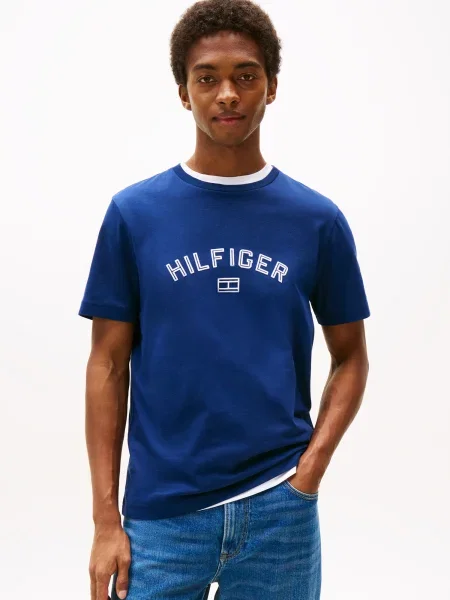 TOMMY HILFIGER Tricou închis albastru