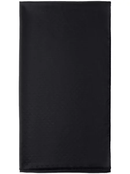 Fular Prada cu imagine cu imprimeu geometric negru