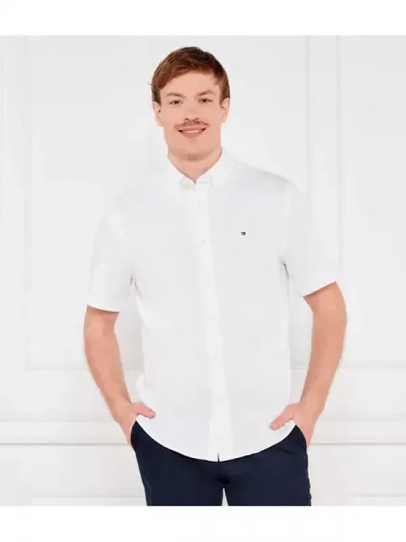 Tommy Hilfiger Cămașă Performance alb