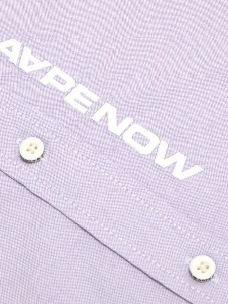 Cămașă Aape By A Bathing Ape cu autograf violet