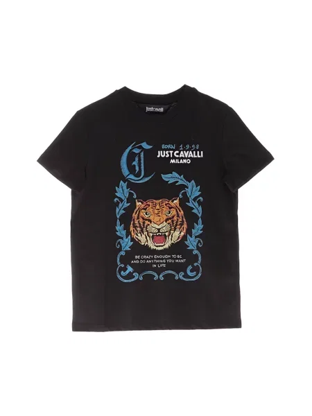 Koszulka Just Cavalli czarna