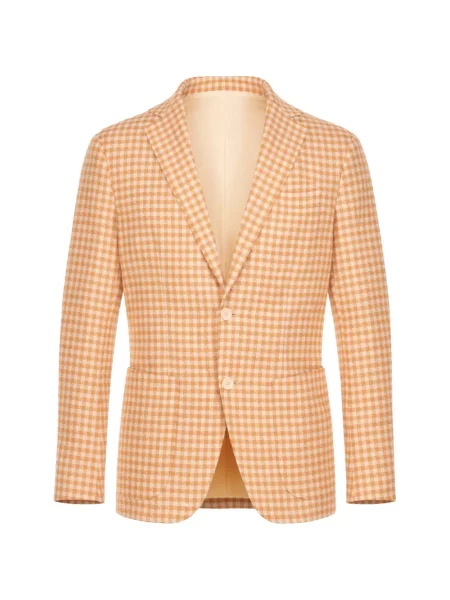 Карирано яке Sartorio Napoli оранжево