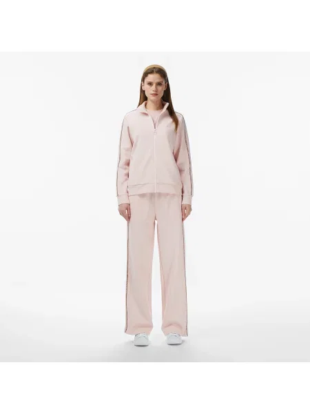 Lacoste Bluza Ze Stójką Regular Fit Jasnoróżowa różowy