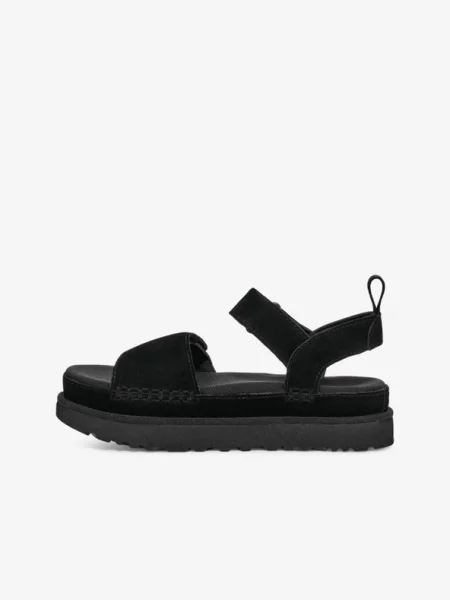 UGG Bőr szandál W GOLDENSTAR fekete
