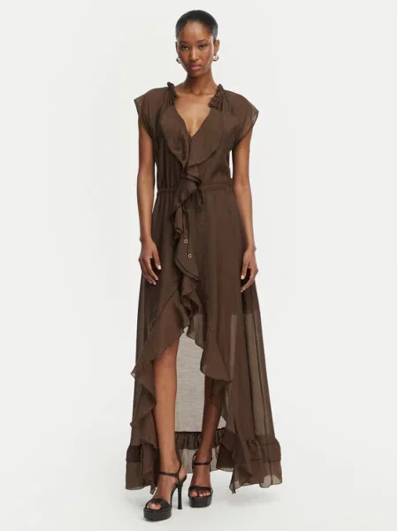 Guess Rochie cocktail închis maro