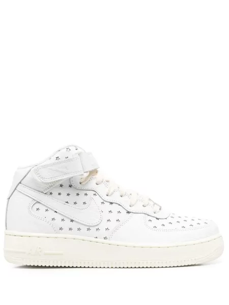 Τρέξιμο sneakers Nike Air Force 1 με λεοπαρ μοτιβο κοτλέ λευκό