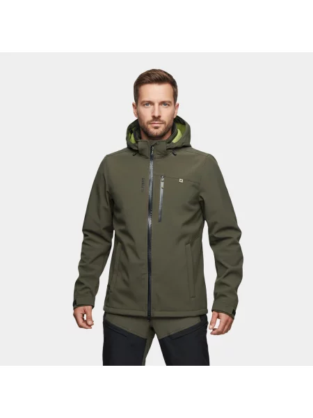 Kurtka softshell trekkingowa Alpinus Roignais zielona