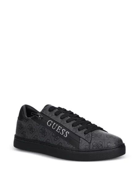 Sneakerși Guess cu imagine negru