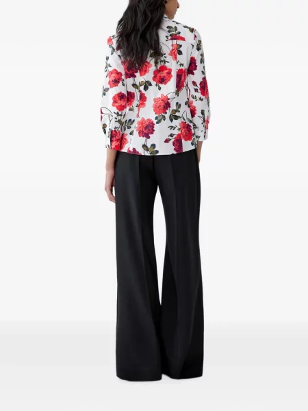 Cămașă Carolina Herrera cu imagine alb