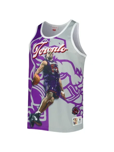Cămașă Mitchell & Ness violet