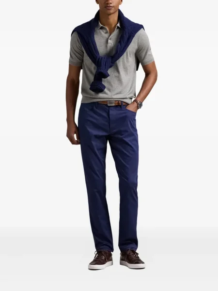 Șosete Polo Ralph Lauren cu 5 buzunare cu broderie tricotate albastru