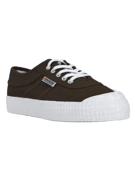 Sneakersy Kawasaki zamszowe brązowe