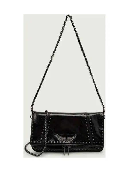 Rucsac Zadig&voltaire din piele plic negru