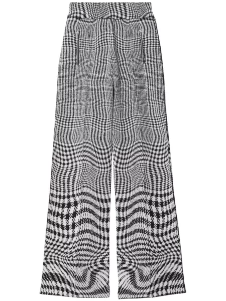 Pantaloni Burberry de lână negru