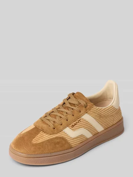 Sneakersy ze skóry bydlęcej model Cuzima' Gant brązowe