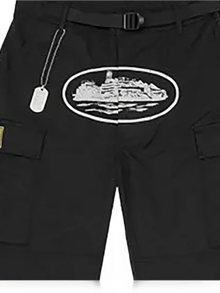 Pantaloni cargo Corteiz negru