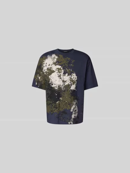 T-shirt z nadrukowanym motywem Dsquared2 oliwkowa