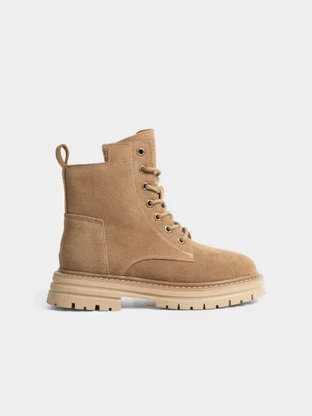Замшевые ботинки Urban Trace бежевые