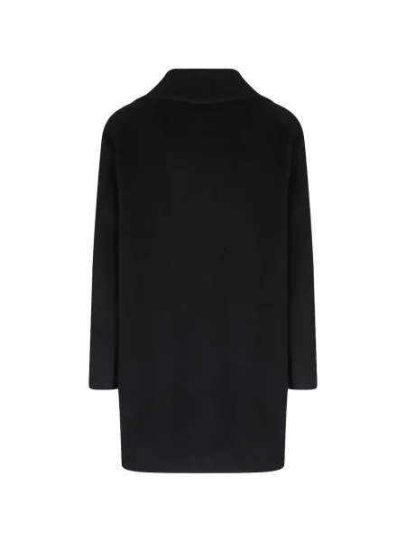Palton Tagliatore de lână cu două rânduri de nasturi negru