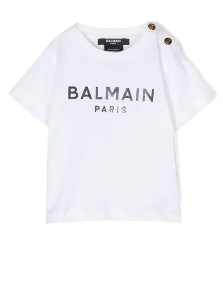 Koszulka dziecięca Balmain biała