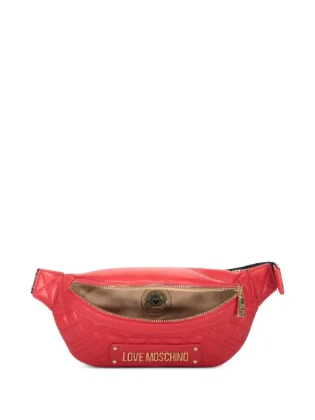 Steppelt öv Love Moschino autogrammal piros