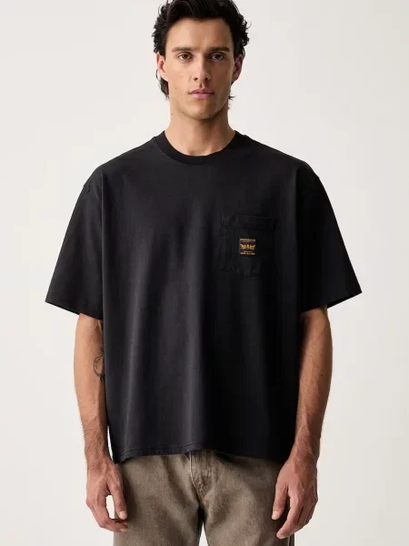 Levi's T-shirt SS WORKWEAR PKT czarna