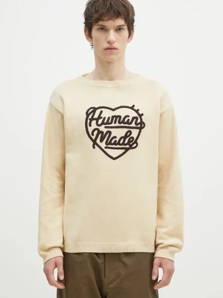 Human Made pulover din amestec de lana Heart Knit Sweater