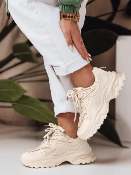 Sneakerși Dstreet bej