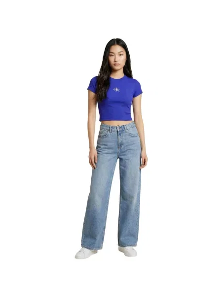Majica Calvin Klein Jeans plava