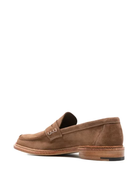 Pantofi loafer Tricker's din piele maro
