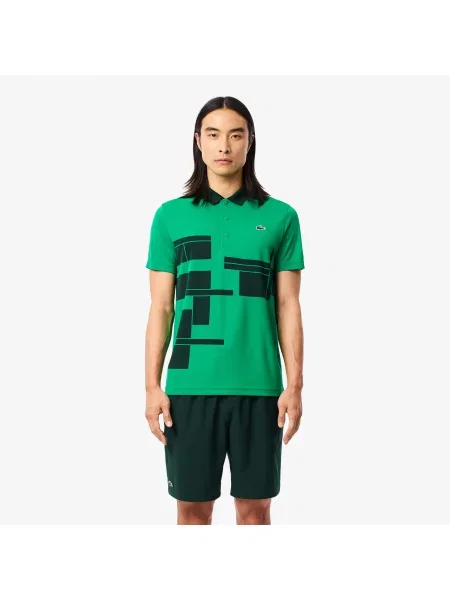 Lacoste Szorty Novak Djokovic Ciemnozielone zielony