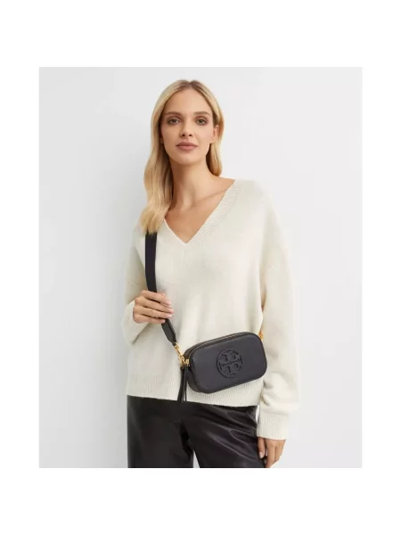 Torebka crossbody Tory Burch skórzana czarna