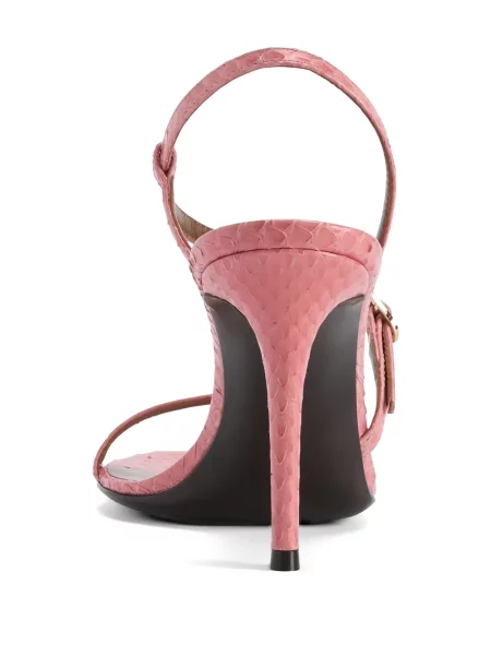 Sandale Giuseppe Zanotti cu cataramă cu bretele roz