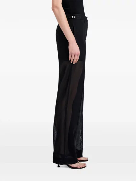 Vunene hlače Proenza Schouler crna