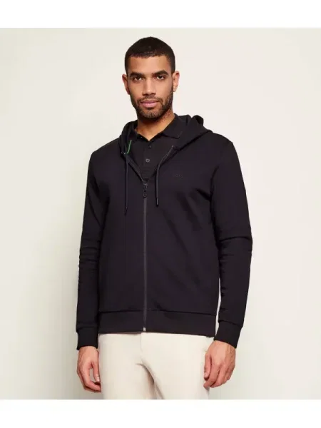 BOSS GREEN Hanorac Saggy | negru