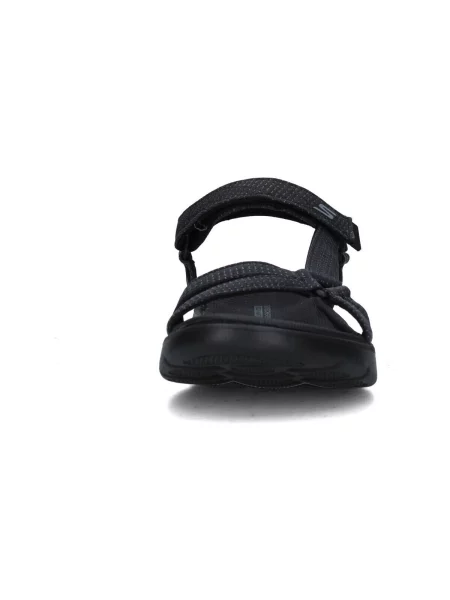 Pántos félcipő Skechers fekete