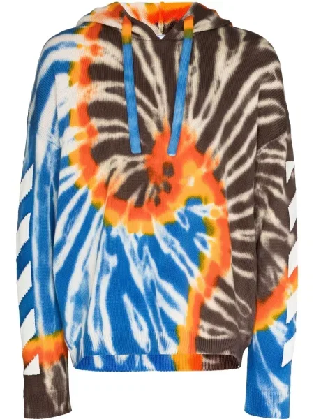 Суичър с качулка Off-white бяло