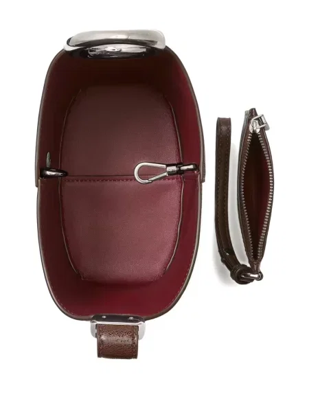 Geantă bucket Kate Spade maro